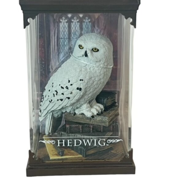 Harry Potter Magical Creature Noble Collection Sculpture Figurine Hedwig Owl vtg